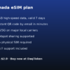 加拿大 eSIM - 1GB / 7 天