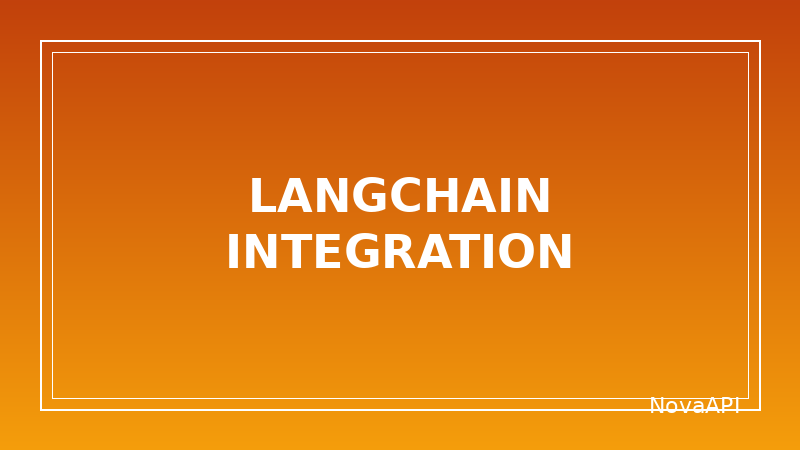 将 API 集成到 LangChain
