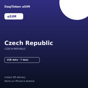 捷克 eSIM - 1GB / 7 天