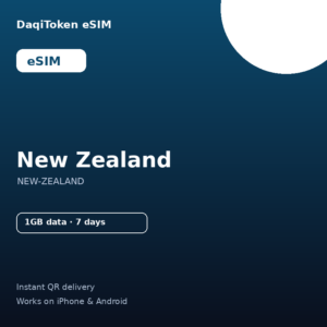 新西兰 eSIM - 1GB / 7 天