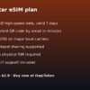 卡塔尔 eSIM - 1GB / 7 天