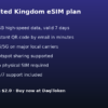 英国 eSIM - 1GB / 7 天