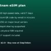 越南 eSIM - 1GB / 7 天